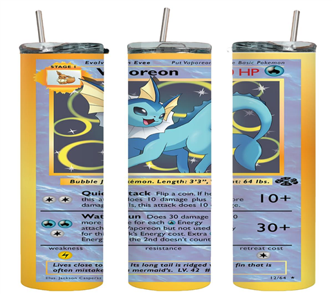 Pokemon Vaporeon Card-5730